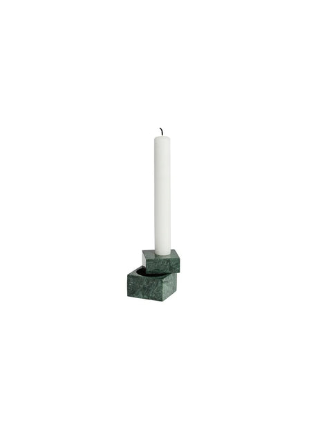 Jeu de Dés 1 Candle Holder fra Woud - Green - Jacobsen Plus