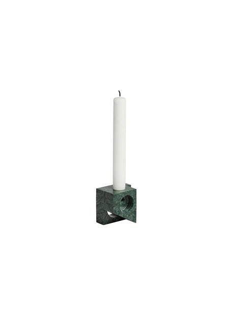 Jeu de Dés 2 Candle Holder fra Woud - Green - Jacobsen Plus