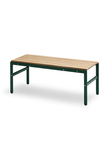 Skagerak Reform Bænk fra Fritz Hansen - Hunter green - Teak - Jacobsen Plus