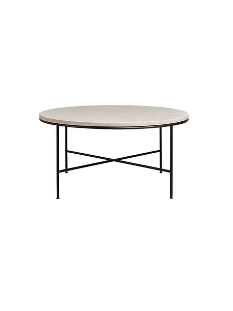 Planner Sofabord Ø80 fra Fritz Hansen - Creme - Jacobsen Plus