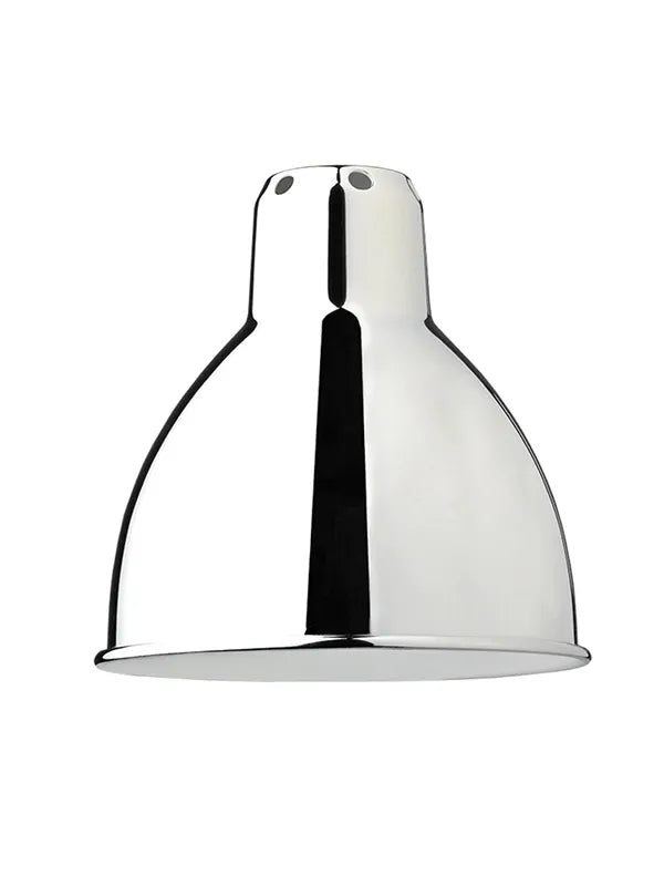 Lampeskærme fra Lampe Gras - Krom / Round shade-skærm - Ø140mm - Jacobsen Plus