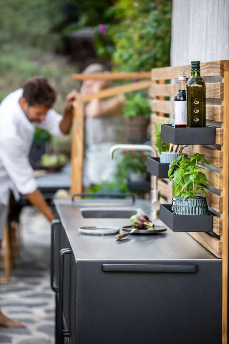 Teak Væg til Drop Hovedmodul fra Cane-line - 2 - Jacobsen Plus