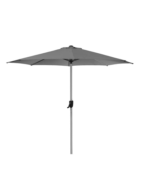 Sunshade Parasol Ø300 m. Krank fra Cane-line - Anthracite - Jacobsen Plus