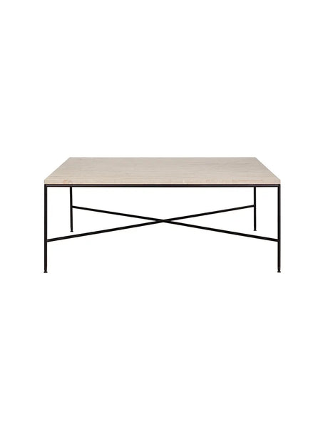 Planner Sofabord 100x100 fra Fritz Hansen - Creme - Jacobsen Plus
