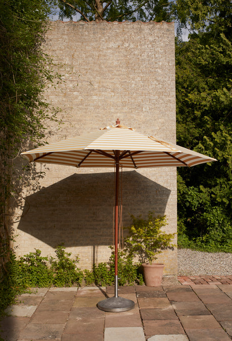 Skagerak Messina Parasol Ø270, Golden Yellow Stripes fra Fritz Hansen - 2 - Jacobsen Plus