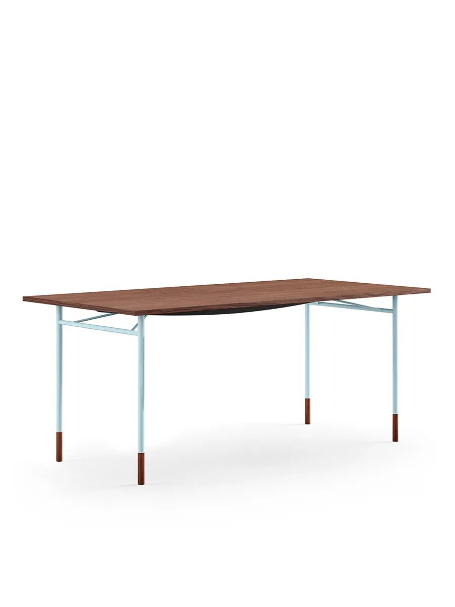 - Valnød / Lys Blå / L: 170 cm - Jacobsen Plus