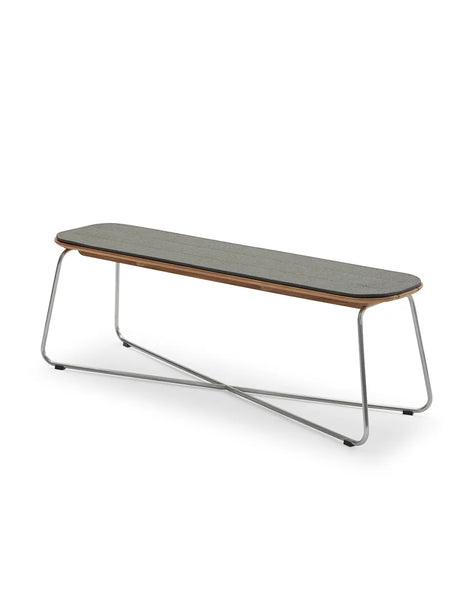 Skagerak Hynde til Lilium bænk fra Fritz Hansen - Charcoal - Jacobsen Plus