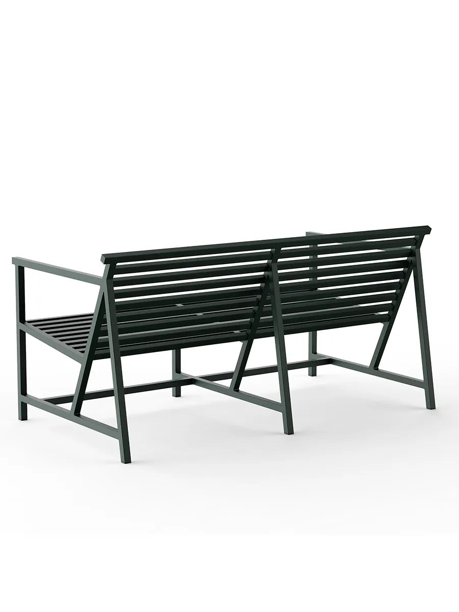 Lounge Bench, grøn fra 19 Outdoors - 2 - Jacobsen Plus