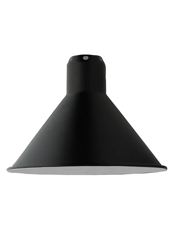Lampeskærme fra Lampe Gras - Sort / Conic shade-skærm - Ø210mm - Jacobsen Plus