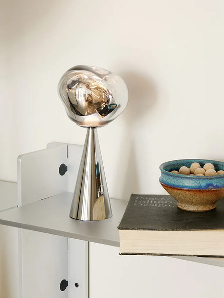 Melt Portable Bordlampe, silver fra Tom Dixon - 2 - Jacobsen Plus