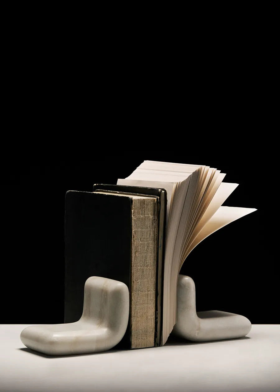 Stone Bookends White fra Tom Dixon - 2 - Jacobsen Plus