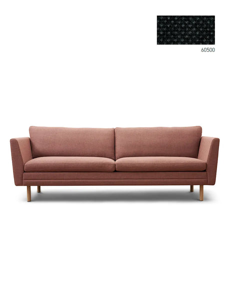 MH2301 Sofa, focus royal fra Mogens Hansen - 3 pers. / 60500 - Sort - Jacobsen Plus