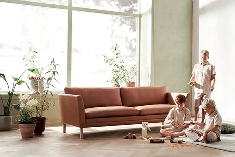 MH2301 Sofa, gefion læder fra Mogens Hansen - 2 - Jacobsen Plus