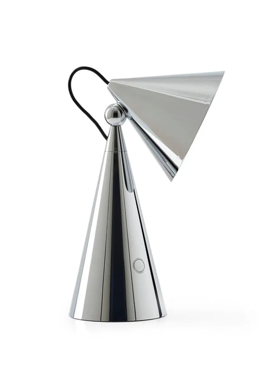 Pose Portable Bordlampe fra Tom Dixon - Silver - Jacobsen Plus