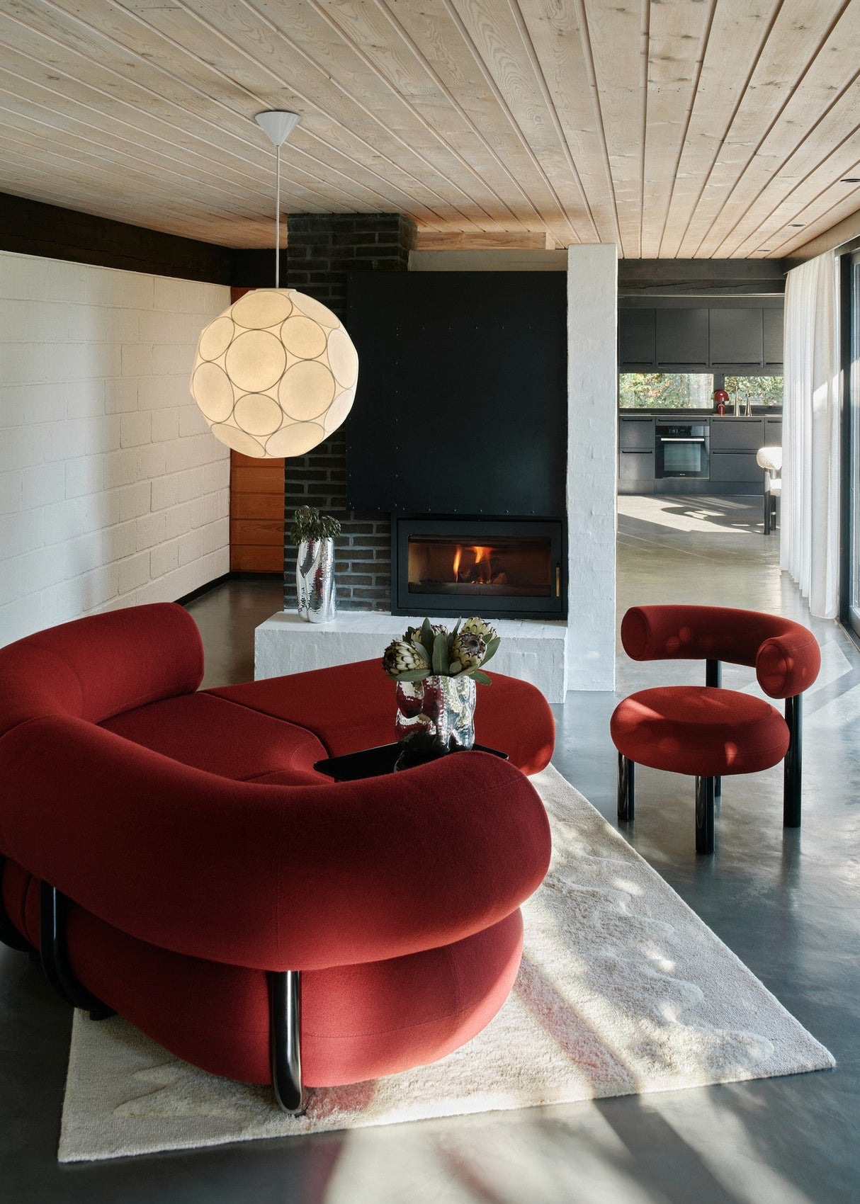 Soft pendel, Ø45 hvid fra Tom Dixon - 2 - Jacobsen Plus