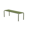 OLIVENGRØN STÅL STEL - GRØN ALUMINIUM BORDPLADE