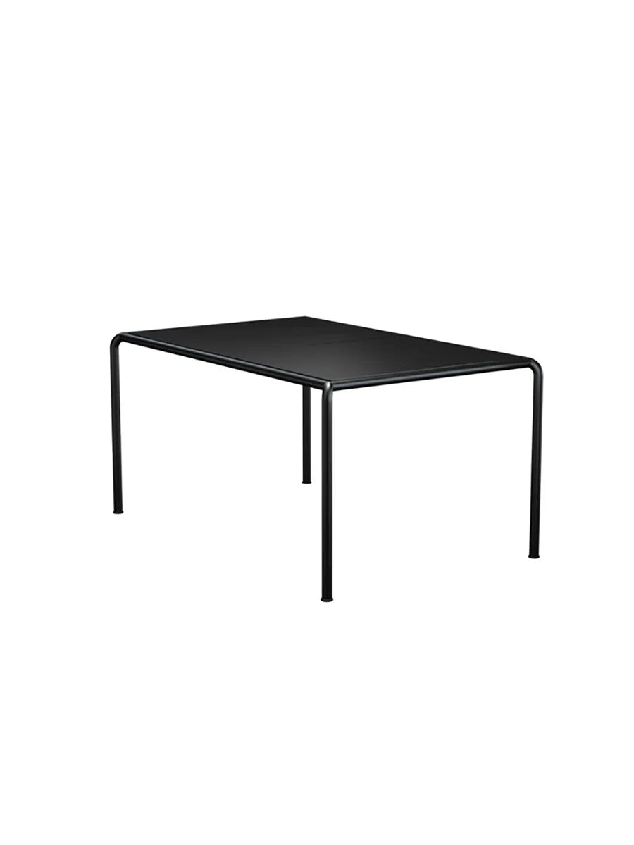 Avanti Dining table 153 x 98 cm fra Houe - SORT STÅL STEL - SORT ALUMINIUM BORDPLADE - Jacobsen Plus