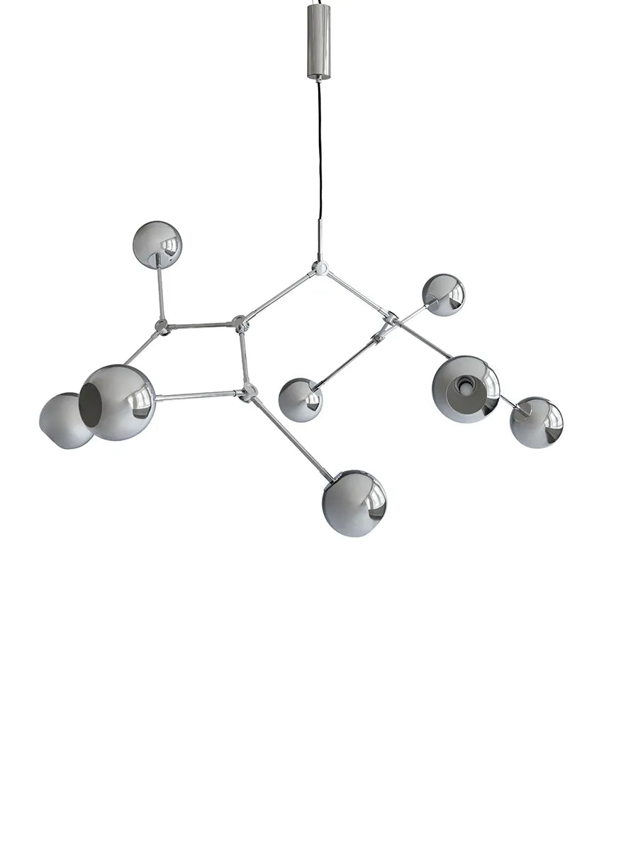 Drop Chandelier Globe, Chrome fra 101 Copenhagen - 4 - Jacobsen Plus