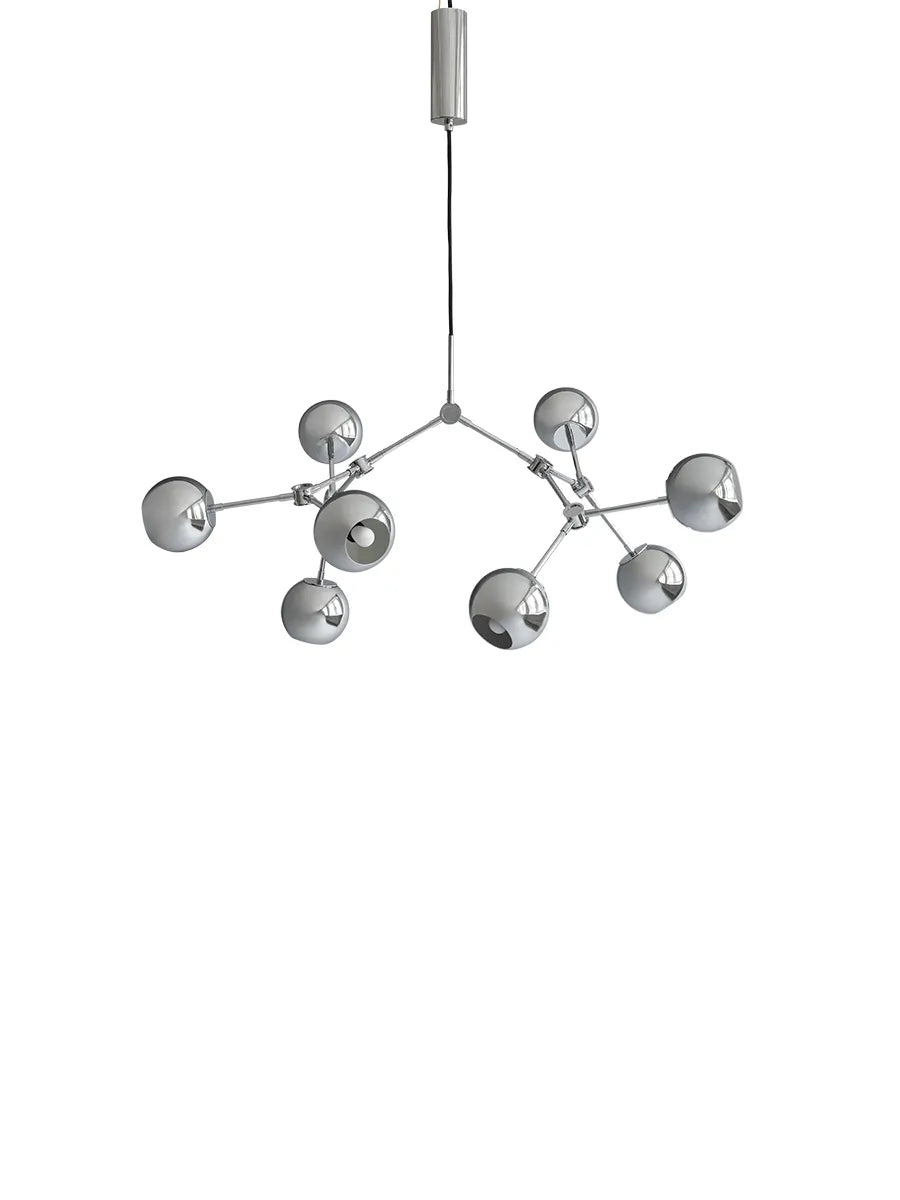 Drop Chandelier Globe, Mini, Chrome fra 101 Copenhagen - 1 - Jacobsen Plus