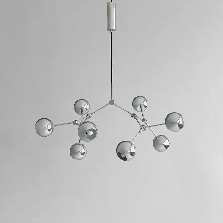 Drop Chandelier Globe, Mini, Chrome fra 101 Copenhagen - 3 - Jacobsen Plus