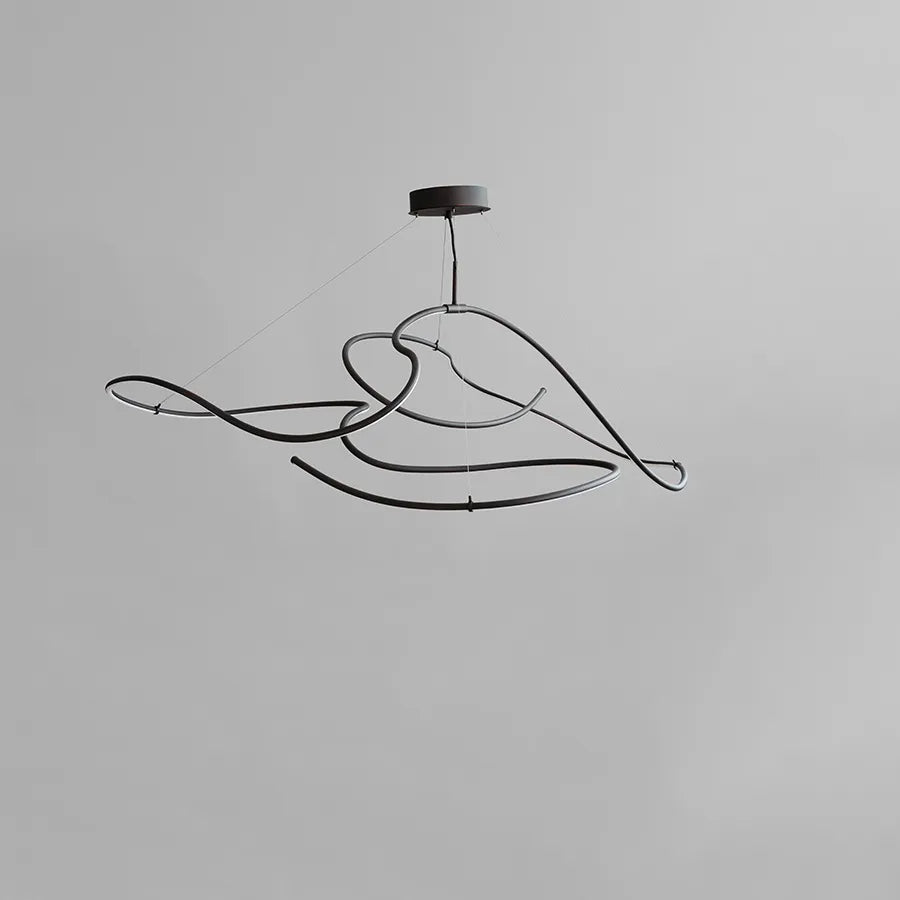 Ghost Chandelier, Big, Burned Black fra 101 Copenhagen - 5 - Jacobsen Plus