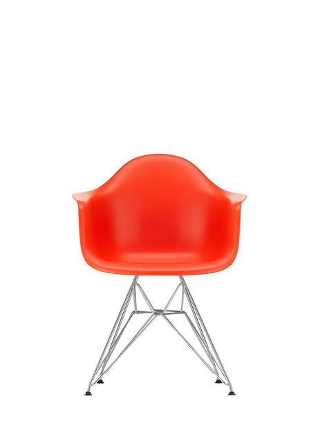 Eames Plastic Armchair DAR, forkromet fra Vitra - Poppy red - Jacobsen Plus