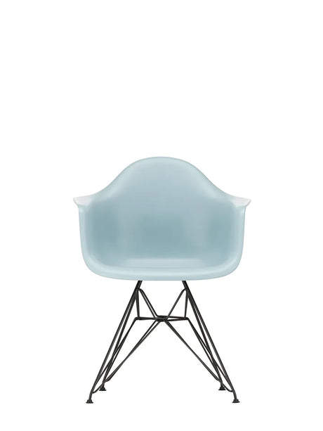 Eames Plastic Armchair DAR, sort pulverlakering fra Vitra - Ice grey - Jacobsen Plus