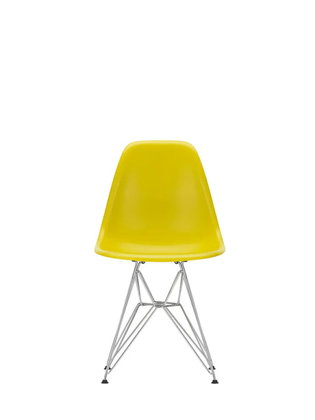 Eames Plastic Side Chair DSR, forkromet fra Vitra - Mustard - Jacobsen Plus