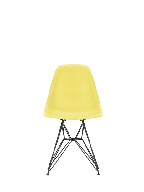 Eames Plastic Side Chair DSR, sort pulverlakeret fra Vitra - Citron - Jacobsen Plus