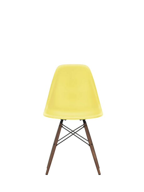 Eames Plastic Side Chair DSW, mørkbejdset ahorntræ fra Vitra - Citron - Jacobsen Plus