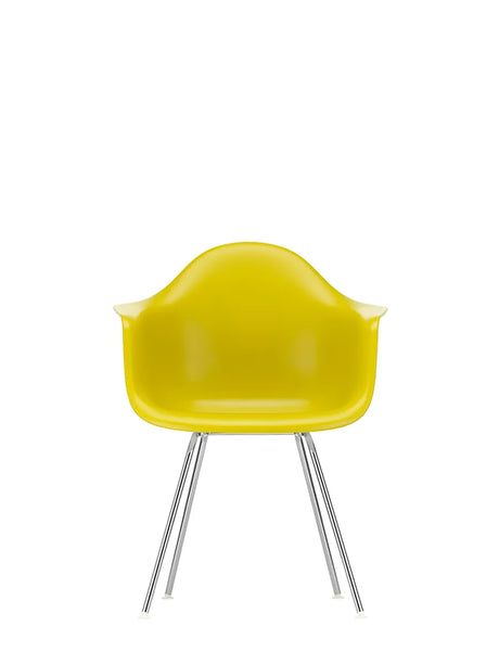 Eames Plastic Armchair DAX, forkromet fra Vitra - Mustard - Jacobsen Plus