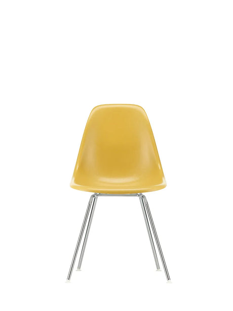 Eames Fiberglass Chair DSX, krom fra Vitra - Eames Ochre Light - Jacobsen Plus