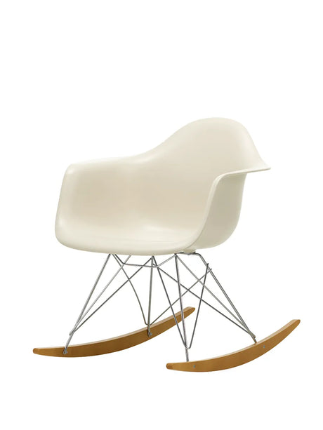 Eames Plastic Armchair RAR, gyngestol fra Vitra - Pebble - Jacobsen Plus
