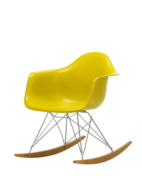 Eames Plastic Armchair RAR, gyngestol fra Vitra - Mustard - Jacobsen Plus