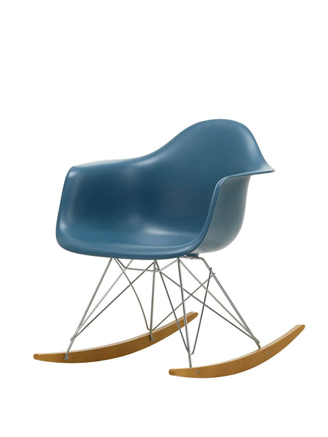 Eames Plastic Armchair RAR, gyngestol fra Vitra - Sea blue - Jacobsen Plus