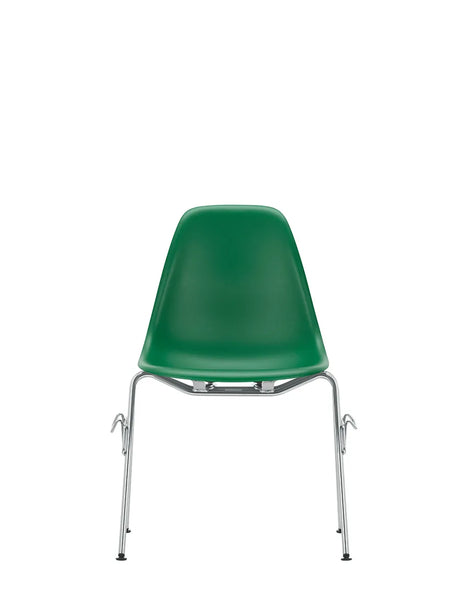 Eames Plastic Side Chair DSS, stabelbar fra Vitra - Emerald - Jacobsen Plus