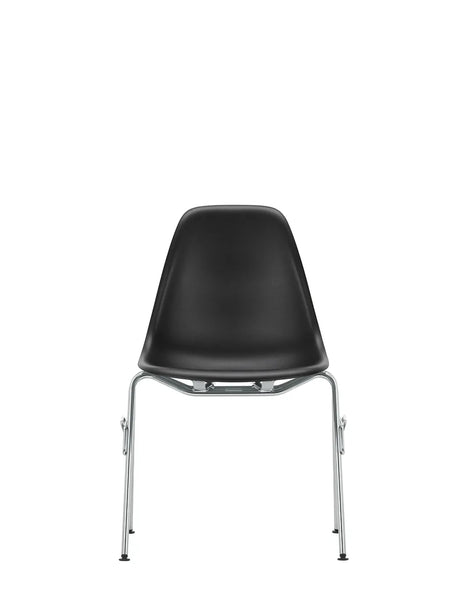 Eames Plastic Side Chair DSS-N, stabelbar fra Vitra - Deep black - Jacobsen Plus