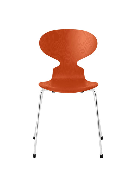 3101 Myren Stol i farvet ask af Arne Jacobsen - Paradise Orange / Krom - Jacobsen Plus