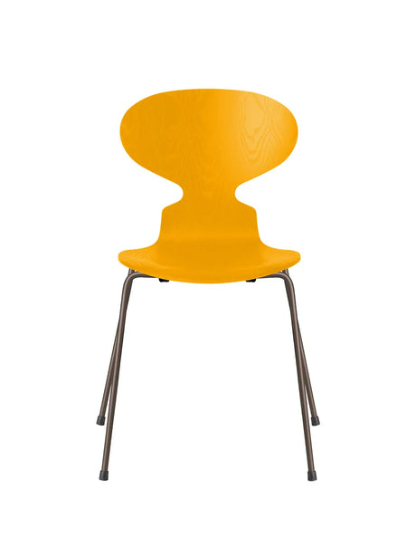 3101 Myren Stol i farvet ask af Arne Jacobsen - True Yellow / Brown Bronze - Jacobsen Plus