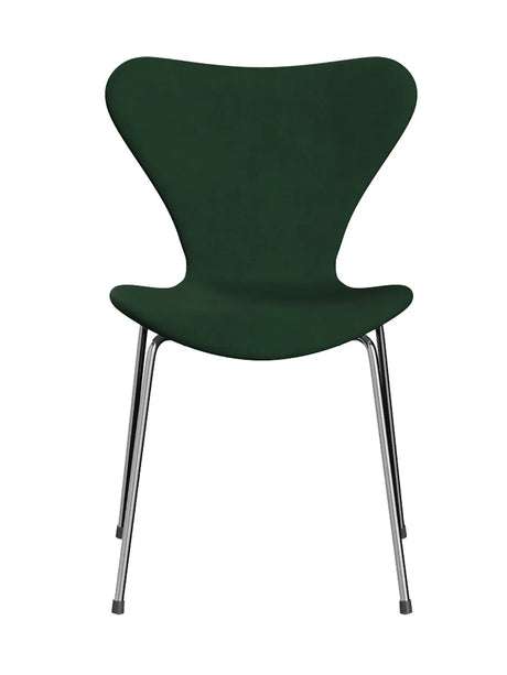 3107 Serie 7, fuldpolstret af Arne Jacobsen - Divina / 876 Mørk grøn - Jacobsen Plus