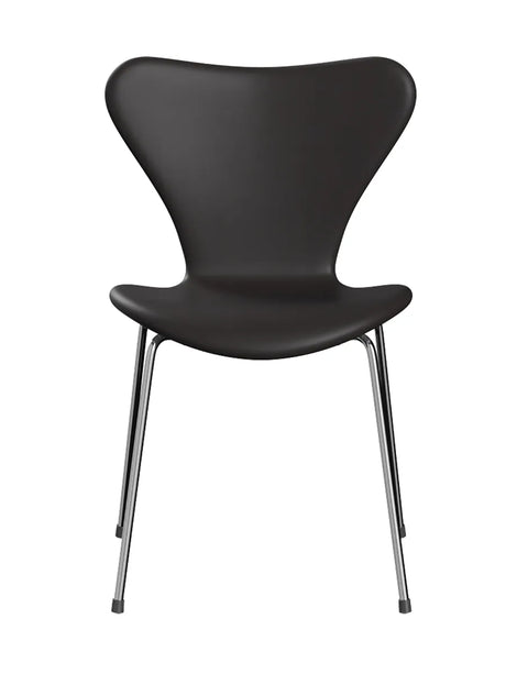 3107 Serie 7, fuldpolstret af Arne Jacobsen - Soft læder / Sort-brun - Jacobsen Plus