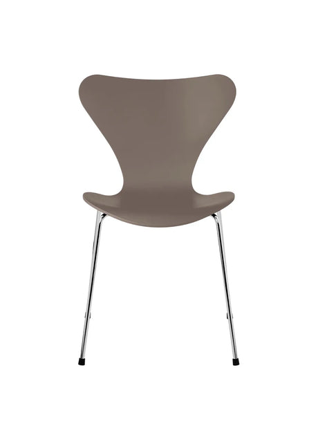 3107 Serie 7 stol lakeret af Arne Jacobsen - Deep Clay / Krom - Jacobsen Plus
