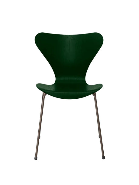 3107 Serie 7 stol i farvet ask af Arne Jacobsen - Evergreen / Brown Bronze - Jacobsen Plus