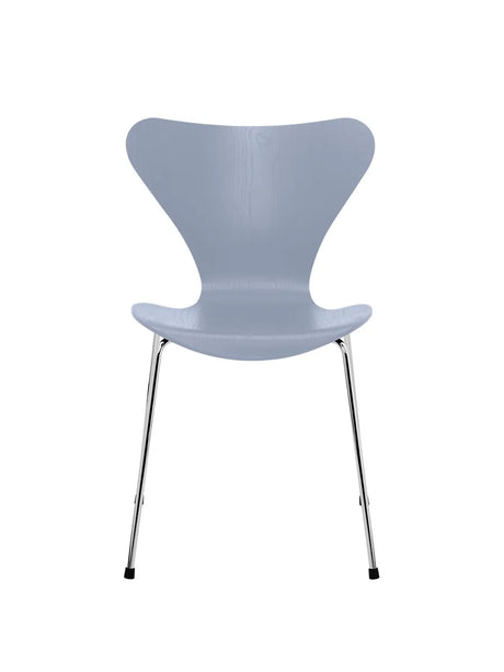 3107 Serie 7 stol i farvet ask af Arne Jacobsen - Lavender Blue / Krom - Jacobsen Plus