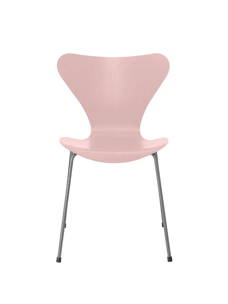 3107 Serie 7 stol i farvet ask af Arne Jacobsen - Pale Rose / Silver Grey - Jacobsen Plus
