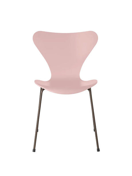 3107 Serie 7 stol lakeret af Arne Jacobsen - Pale Rose / Brown Bronze - Jacobsen Plus
