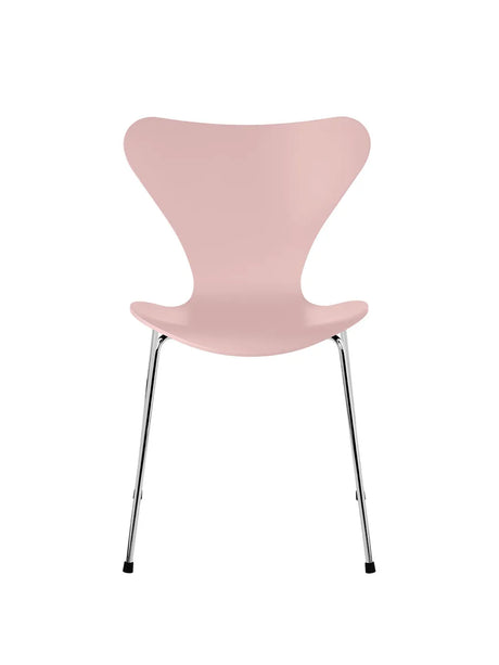 3107 Serie 7 stol lakeret af Arne Jacobsen - Pale Rose / Krom - Jacobsen Plus