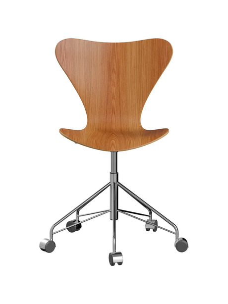 3117 Serie 7 Kontorstol af Arne Jacobsen - Uden polstring / Elm / Ingen farve - Jacobsen Plus