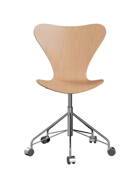 3117 Serie 7 Kontorstol af Arne Jacobsen - Uden polstring / Bøg / Ingen farve - Jacobsen Plus