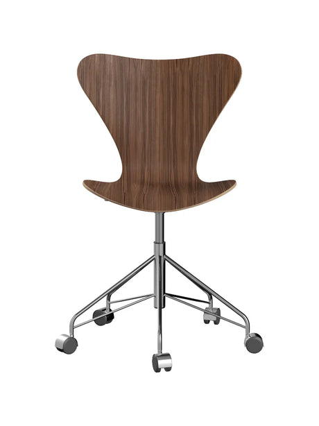 3117 Serie 7 Kontorstol af Arne Jacobsen - Uden polstring / Valnød / Ingen farve - Jacobsen Plus